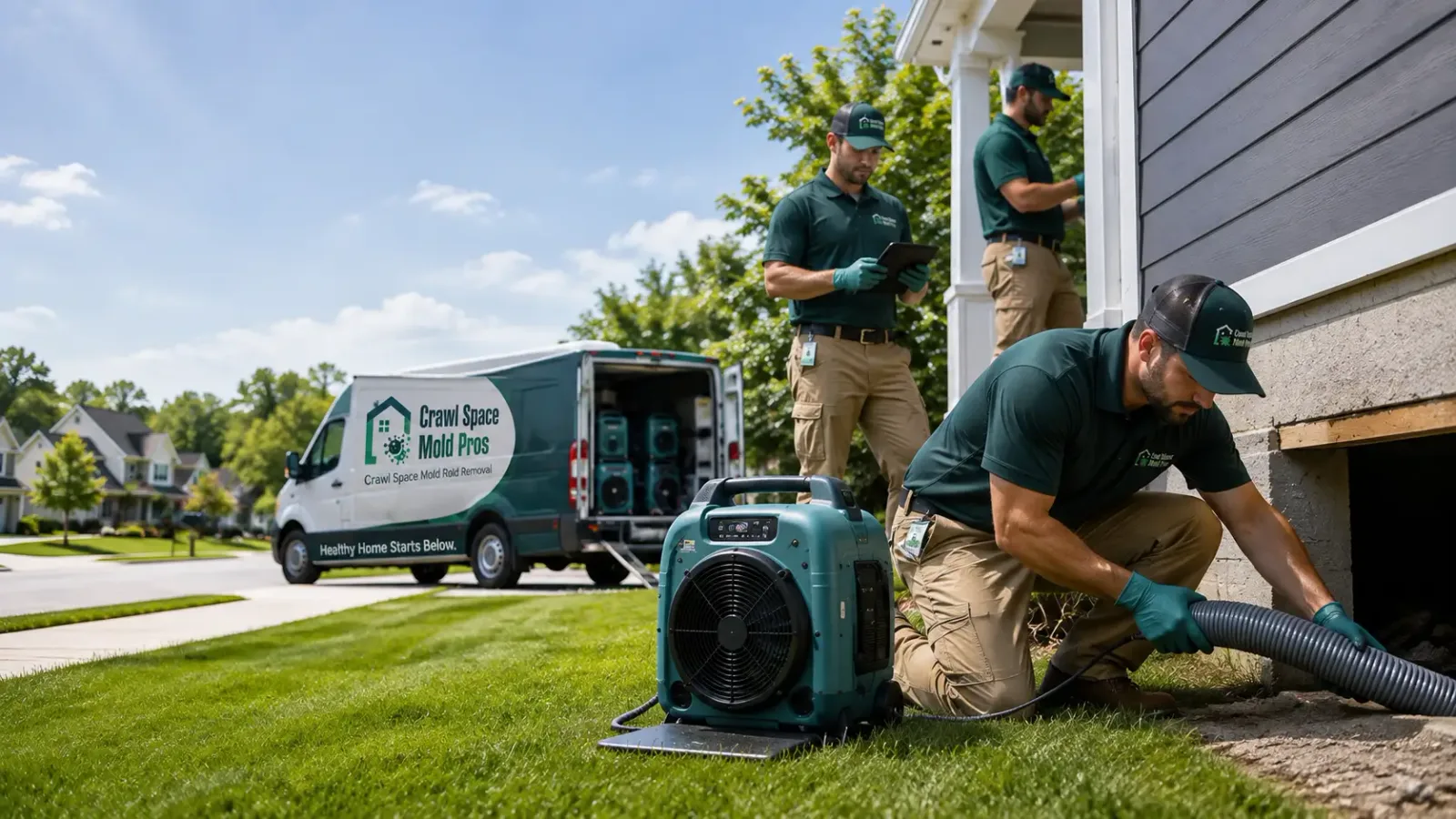 Crawl Space Mold Removal in New Salem, PA